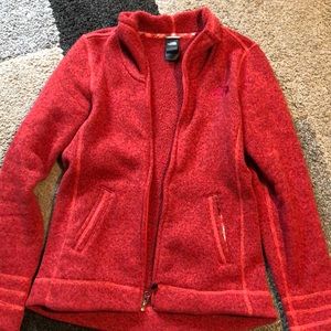 North face zip up fleece
